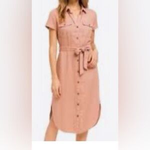 Teddi Rose Tencel shirt dress NWT